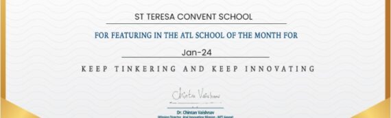 St. Teresa School has been selected ATL School of the month